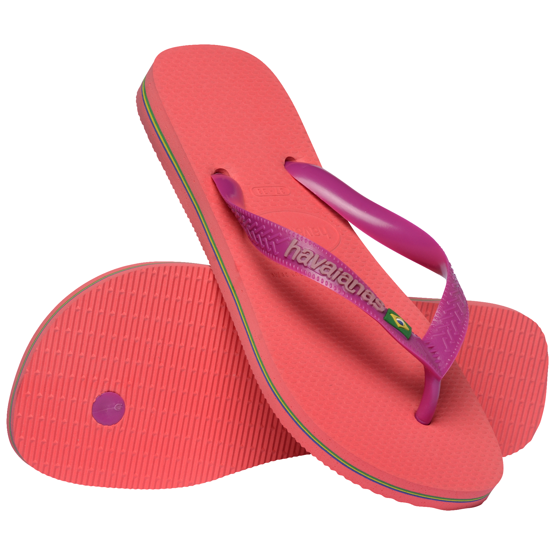 Women's Brazil Logo Flip Flops