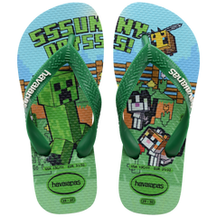 Kids' Minecraft Top Flip Flops