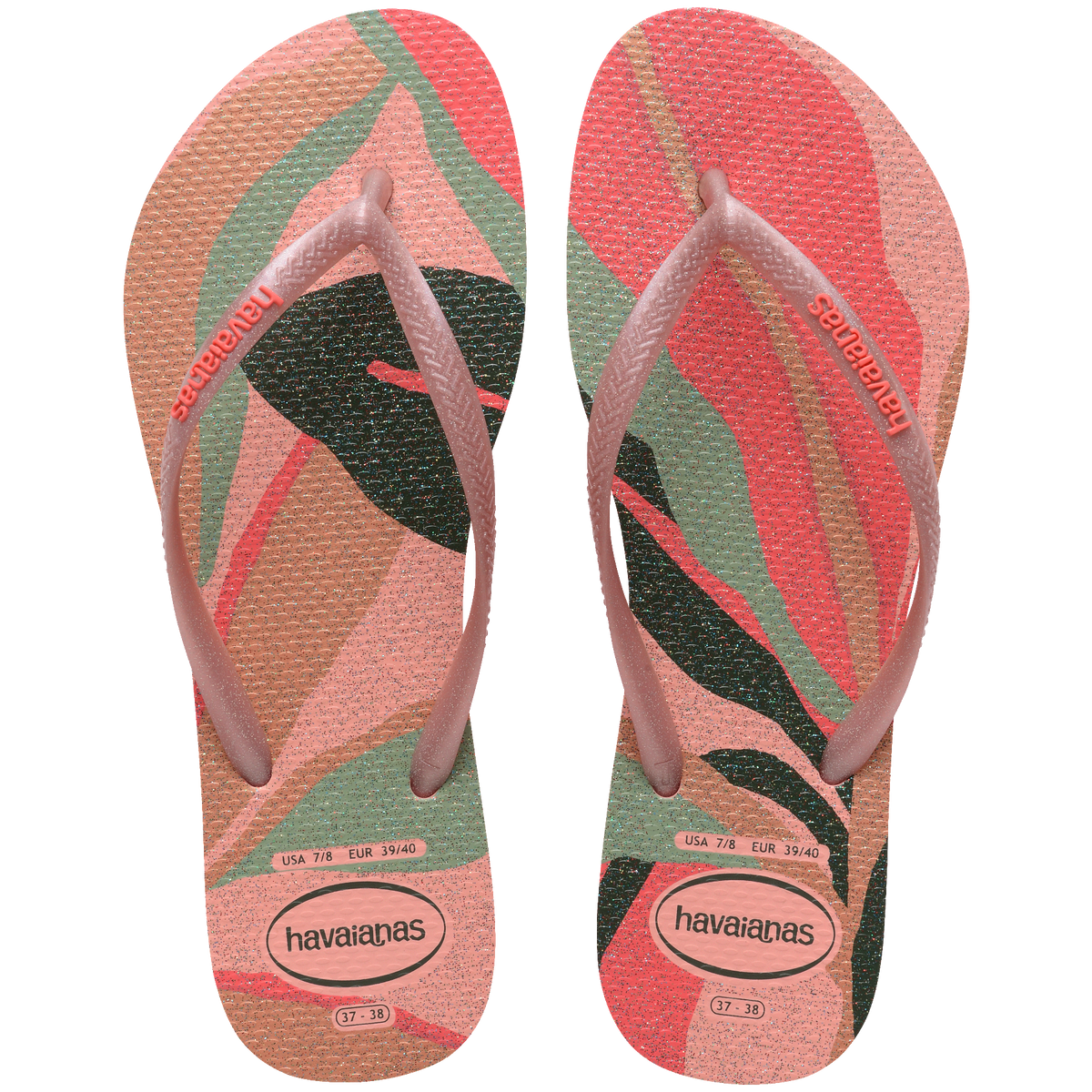 Women's Slim Palette Glow Flip Flops