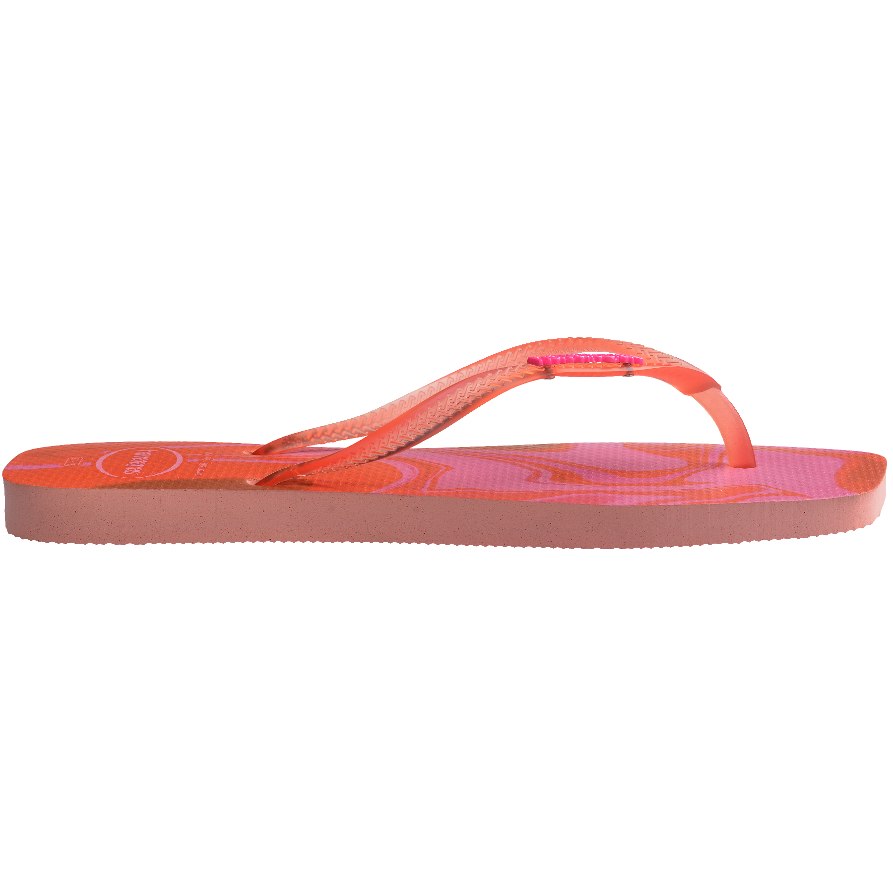 Women's Slim Square Jelly Flip Flops