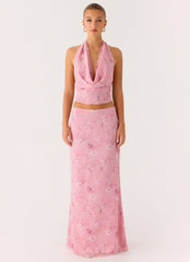 Soren Halter Top - Vintage Floral